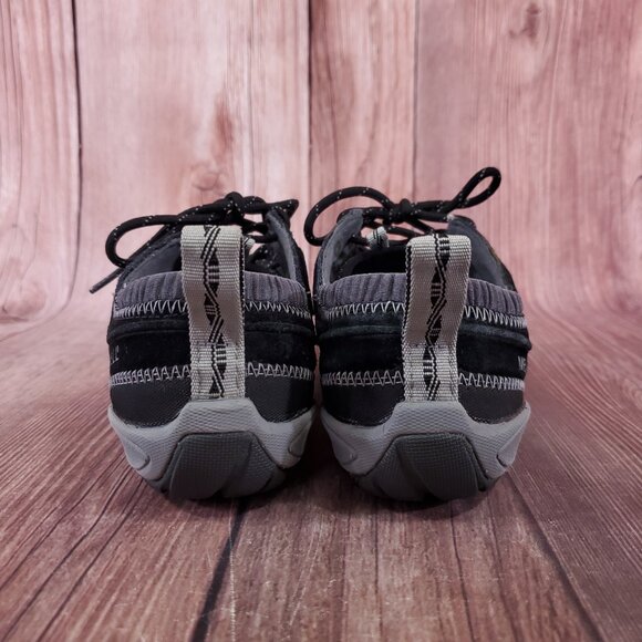 Merrell Contour Glove Black Womens Size 9 Barefoot Suede Trail Running Shoes - Picture 11 of 14